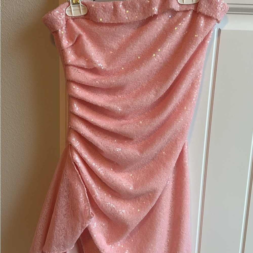 Lucy in the Sky Blush Sequin Dress